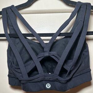 Lululemon black soul cycle sports bra